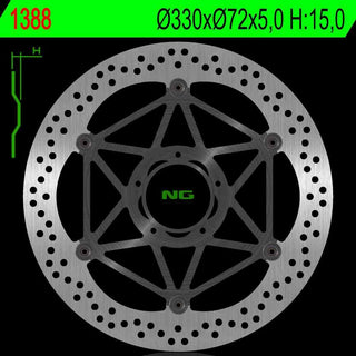 NG Premium Brake Rotor Oem Replacement NG1388