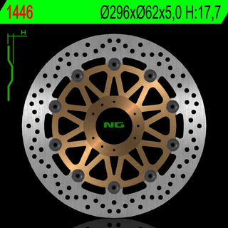 NG Premium Brake Rotor Oem Replacement NG1446