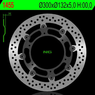 NG Premium Brake Rotor Oem Replacement NG1455