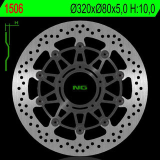 NG Premium Brake Rotor Oem Replacement NG1506