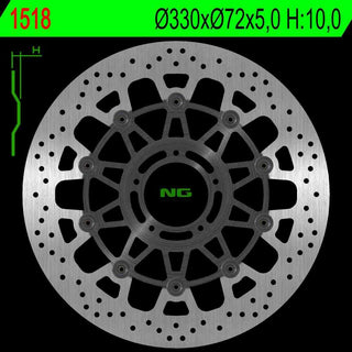 NG Premium Brake Rotor Oem Replacement NG1518