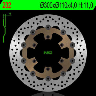 NG Premium Brake Rotor Oem Replacement NG232