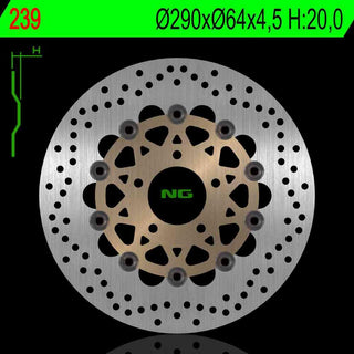 NG Premium Brake Rotor Oem Replacement NG239