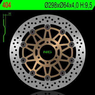 NG Premium Brake Rotor Oem Replacement NG404