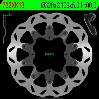 NG Oversize Rotor Kit 320mm Includes Bracket NG732XK13