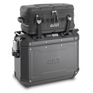 Givi OBKN37BL Trekker 37 Litre Outback Left Side- Cases  - Black-Line