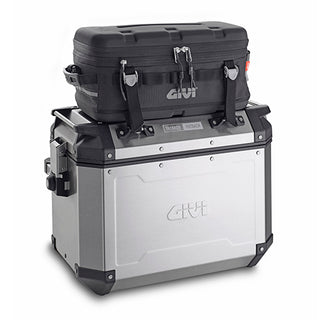 Givi OBKN48AL Trekker 48 Litre Outback Left Side- Cases  - Silver