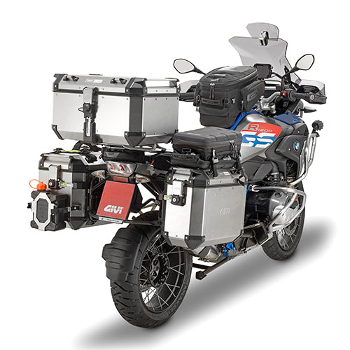 Givi MonoKey Trekker Outback 58 Litre Motorcycle Top Case - Aluminium
