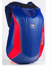 Ogio No Drag Mach 3 Bag Street Motorcycle Backpack - Blue/Grey/Red
