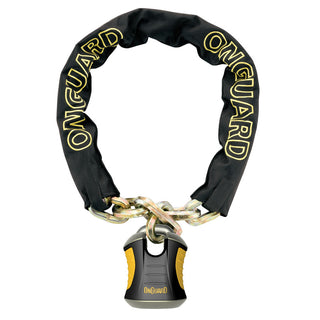 On Guard Chain & Lock - Beast - Lock 11mm - Chain 12mm X 180cm