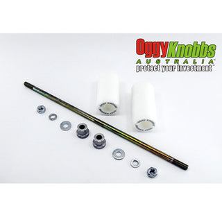 Oggy Knobbs GS500 E 89-05 Frame Slider Kit - White
