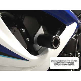 Oggy Knobbs GSXR600-750 06-07 Frame Slider Kit - Black