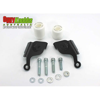Oggy Knobbs GSXR600-750 08-10 (White Frame Slider Kit; NO CUT)
