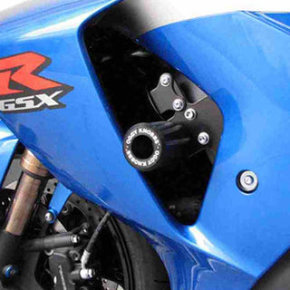 Oggy Knobbs GSXR1000 09-16 Frame Slider Kit; NO CUT - Black