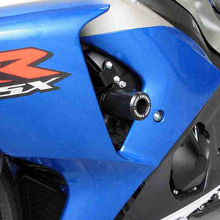 Oggy Knobbs GSXR1000 09-16 Frame Slider Kit; NO CUT - Black