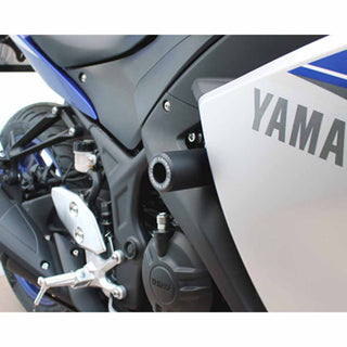 Oggy Knobbs YZF-R3 15-18 Frame Slider Kit - Black