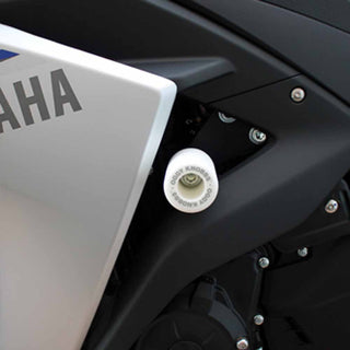 Oggy Knobbs YZF-R3 15-18 Frame Slider Kit - White