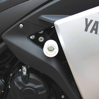 Oggy Knobbs YZF-R3 15-18 Frame Slider Kit - White