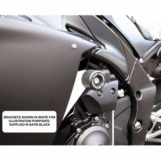 Oggy Knobbs R1 09-14 Frame slider Kit NO Cut - Black