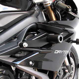 Oggy Knobbs DAYTONA 675 13-17 Frame Slider Kit - Black