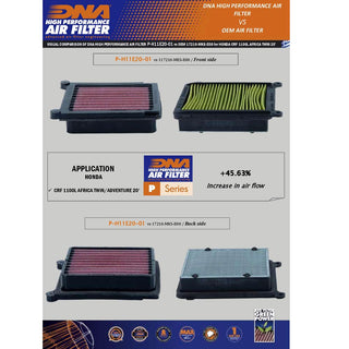 DNA CRF1100L (AFRICA TWIN) 20-24 & NT1100 22-24 (2 x filters inc) Performance Air Filter