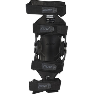 Pod K4 2.0 Motocross Dirt Bike Protection Racing Left Knee Brace - Graphite/Black