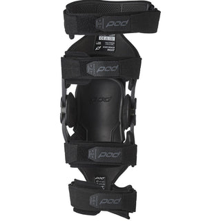 Pod K4 2.0 Motocross Dirt Bike Protection Racing Right Knee Brace - Graphite/Black