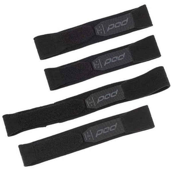 Pod KX Knee Brace Strap Set - Black/Grey
