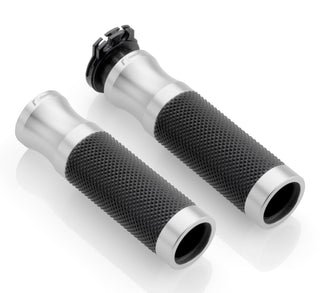 Rizoma Sport Ride By Wire Grips for Ducati GRDW205ZTH01A - Silver