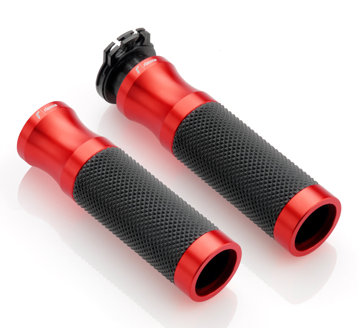 Rizoma Sport Ride By Wire Grips for Ducati GRDW205ZTH01R - Red