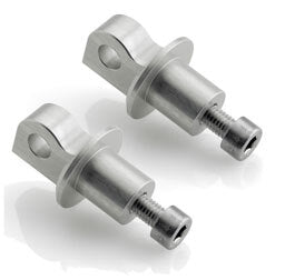 Rizoma Footpeg Adaptors PE674A - Silver