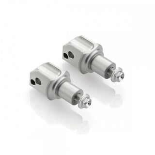 Rizoma Peg Adaptors for Rizoma Footpegs PE713A - Silver