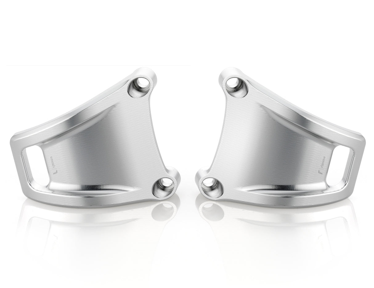 Rizoma Exhaust Head Pipe Guards ZBW061A - Silver