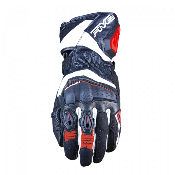 Five RFX-4 EVO Racing Gloves - Black/White/Red