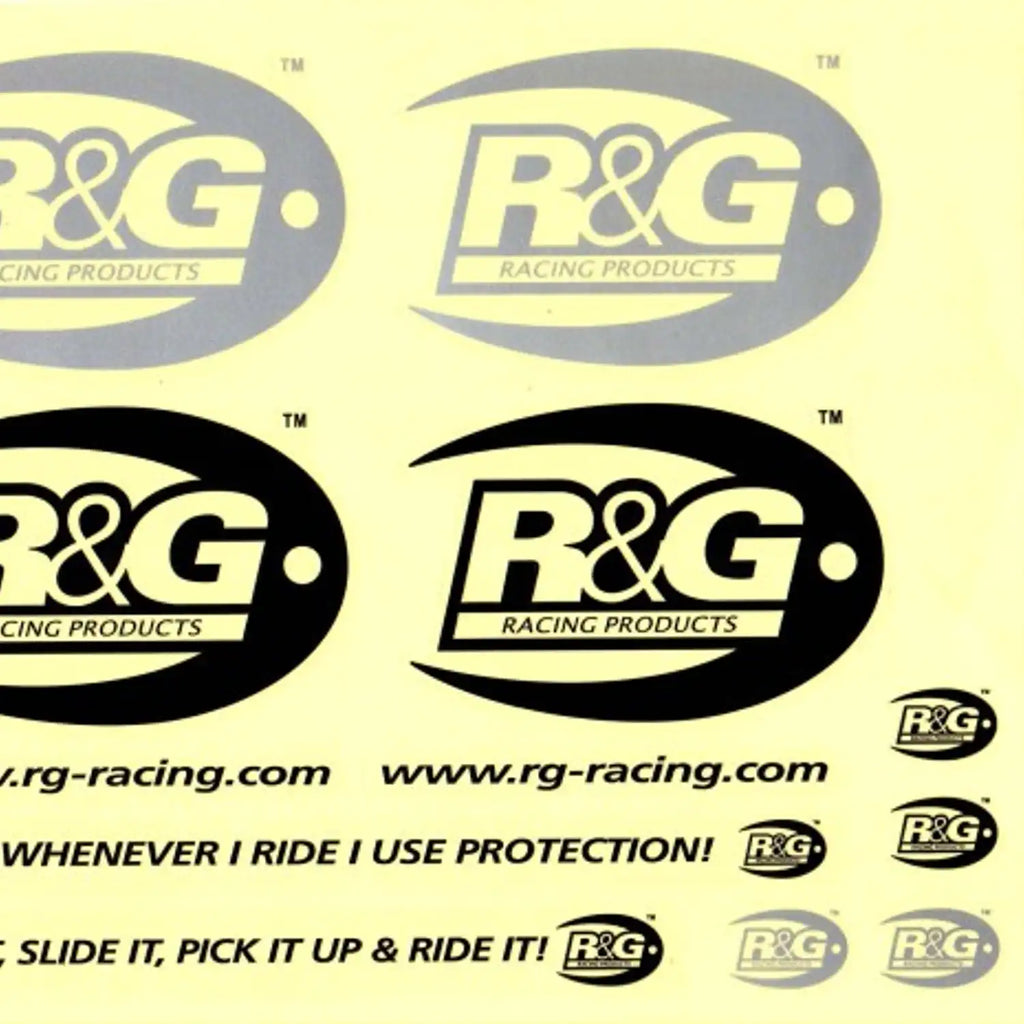 R&G Sticker Sheet – MotoHeaven