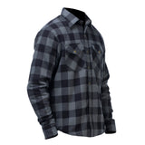 Rjays Regiment Flannel Shirt - Grey/Black