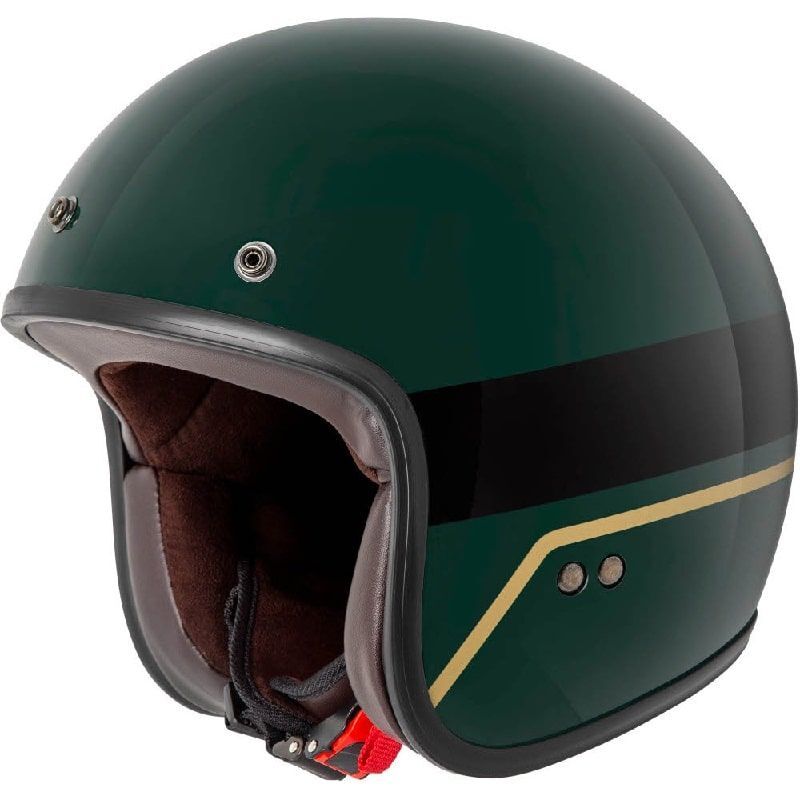 Rjays Trophy Helmet With Studs - Gloss British Green