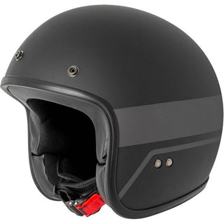 Rjays Trophy Helmet With Studs - Matt Shadow Black