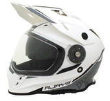 Rjays Dakar II Helmet - Gloss White/Gray