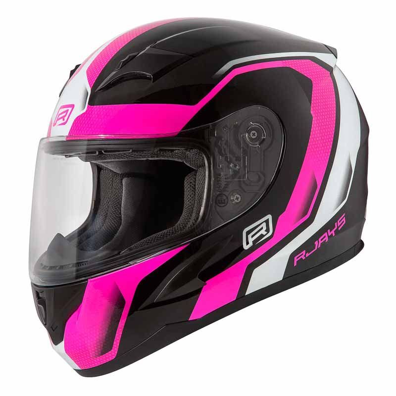 Rjays Grid Helmet - Black/Pink