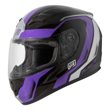 Rjays Grid Helmet - Black/Purple
