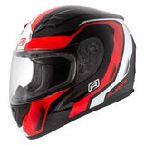 Rjays Grid Helmet - Gloss Black/Red