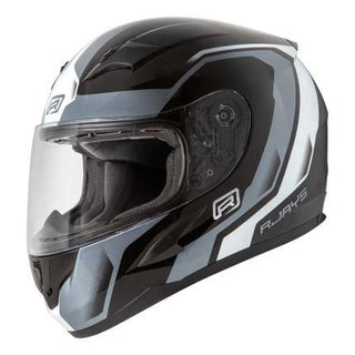 Rjays Grid Helmet Gloss Black/White – MotoHeaven