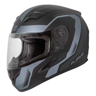 Rjays Grid Helmet - Matt Black/Grey