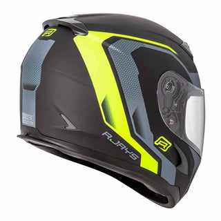 Rjays Grid Helmet - Matt Black/Hi-Viz