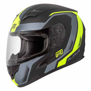 Rjays Grid Helmet - Matt Black/Hi-Viz