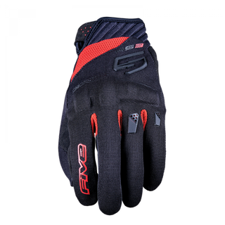 Five RS-3 Evo Street Urban Gloves - Black/Red