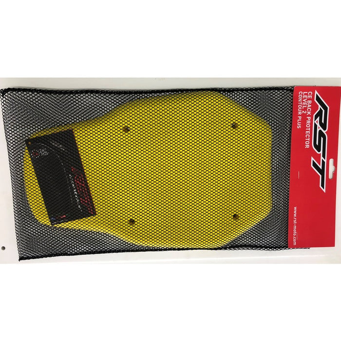 RST Contour Plus Level 2 CE Motorcycle Back Protector - Yellow
