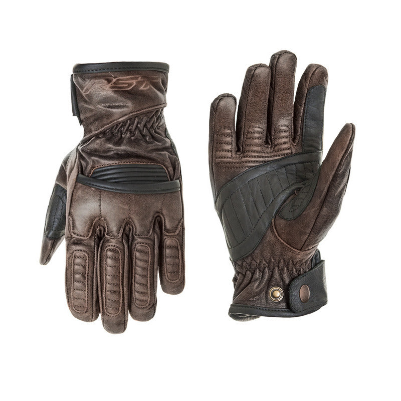 RST Roadster Classic Leather Motorcycle Gloves - Brown