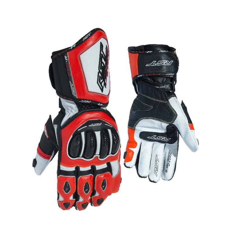 RST TracTech Evo R Race Motorcycle Glove - Fluro Red